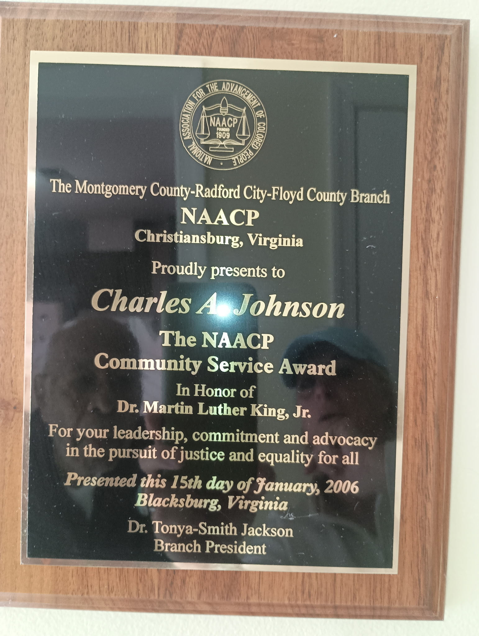 NAACP Community Service Award